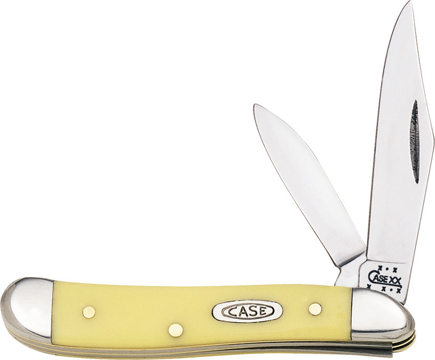 Case XX Peanut Yellow Synthetic – Chrome Vanadium (CV) Steel