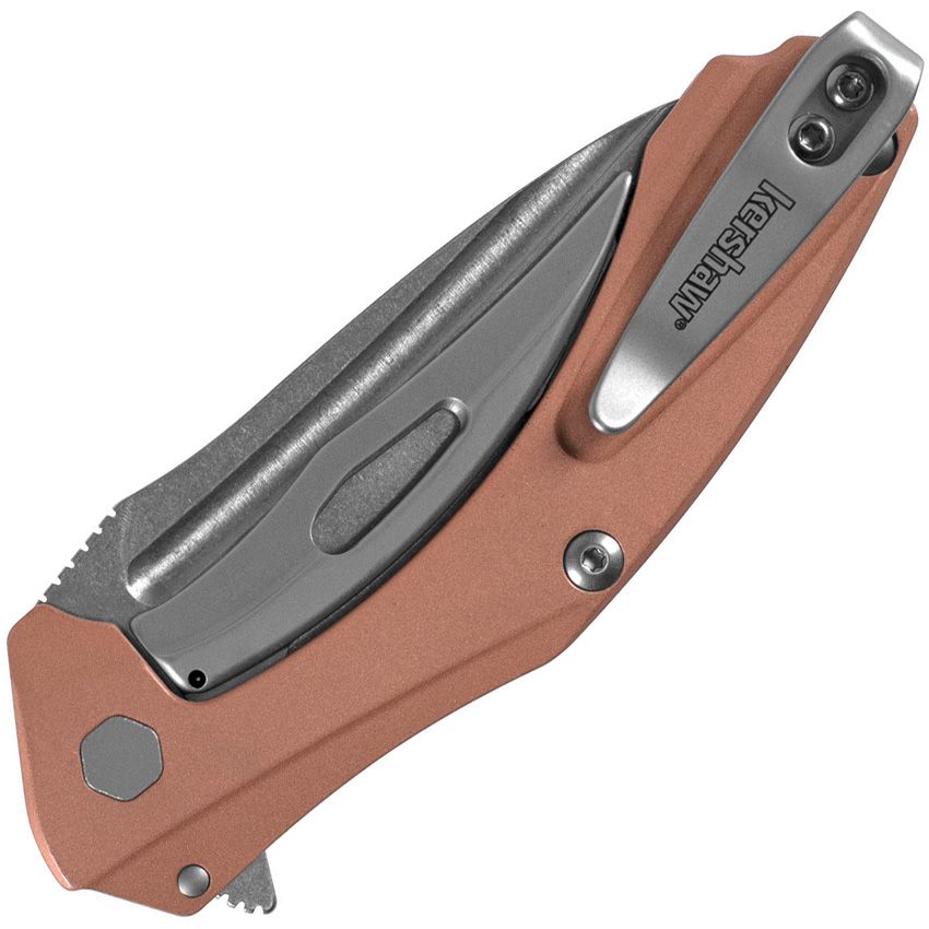 Kershaw Natrix Copper Sub Frame Lock Folding Knife – D2 Steel & Copper Handle