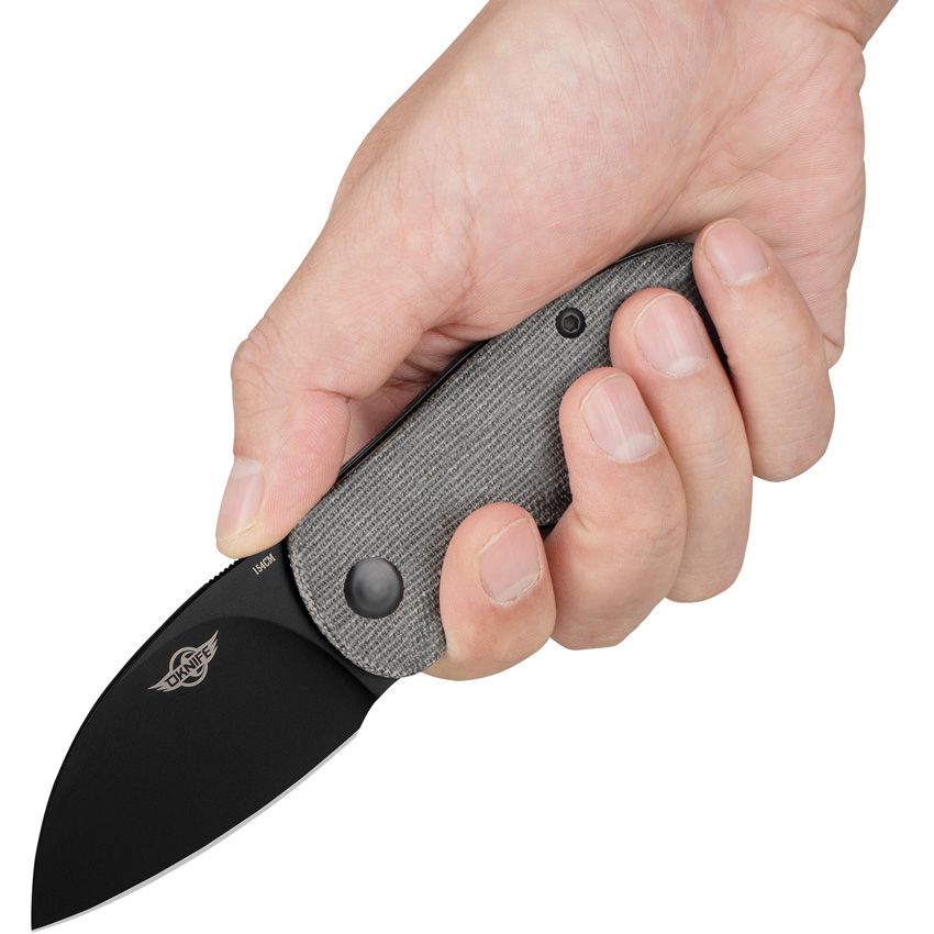 Olight Parrot Liner Lock Folding Knife – 154CM Blade & Black Micarta Handle