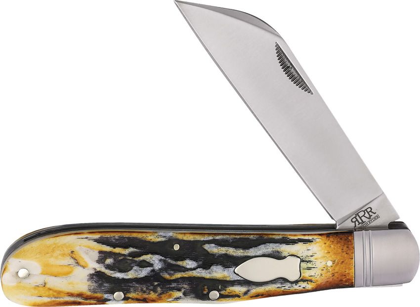 Rough Ryder Reserve Grandaddy Barlow – D2 Tool Steel & Brown Jigged Bone | Model RRR024CB