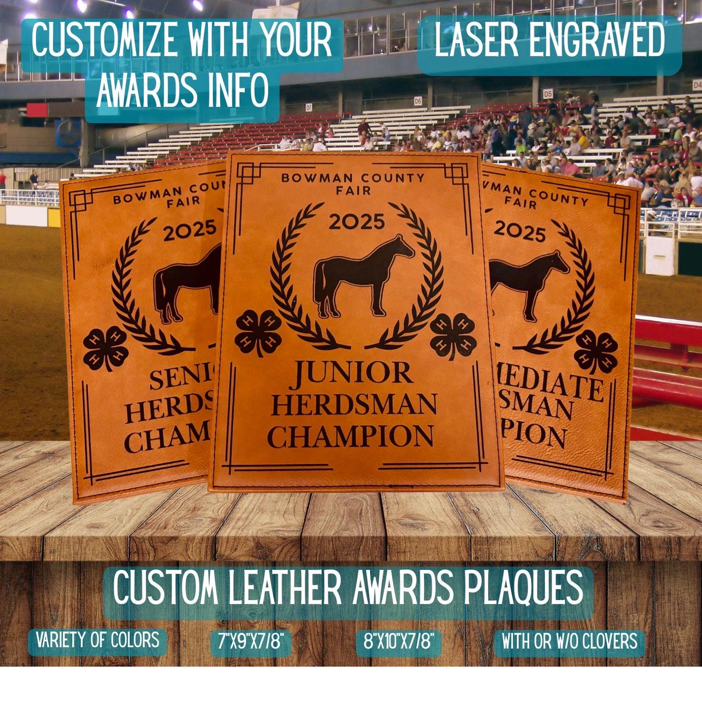 Personalized Horse Show Award Plaque