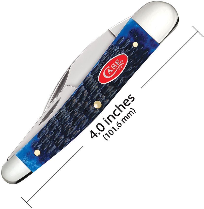 Case XX Seahorse Whittler – Navy Blue Rogers Jigged Bone | Model 06889