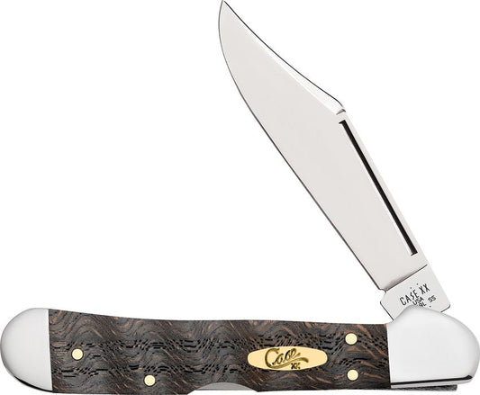 Case XX Mini CopperLock® – Black Curly Oak | Model CA14010