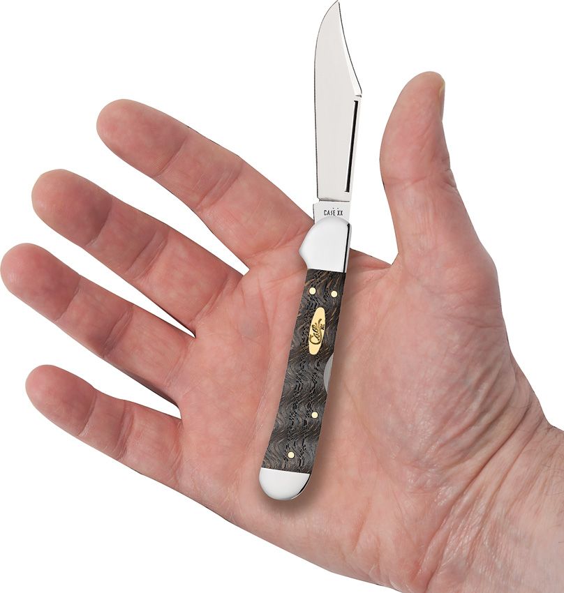 Case XX Mini CopperLock® – Black Curly Oak | Model CA14010