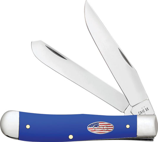 Case XX Trapper – Royal Blue Smooth Synthetic | Model CA16400