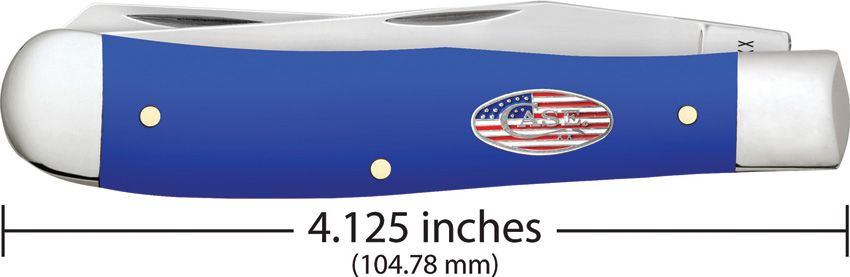 Case XX Trapper – Royal Blue Smooth Synthetic | Model CA16400
