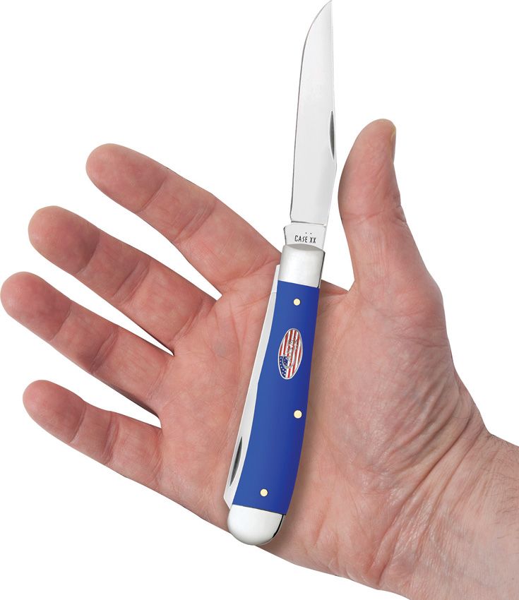 Case XX Trapper – Royal Blue Smooth Synthetic | Model CA16400
