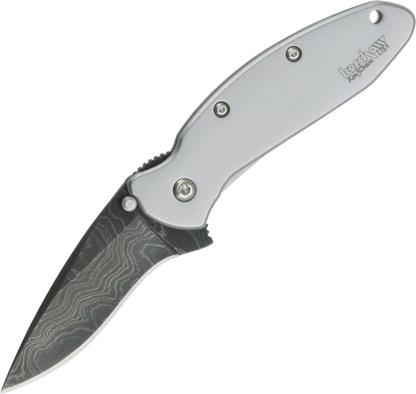 Kershaw Scallion Damascus Assisted Opening Folding Knife – USA Made