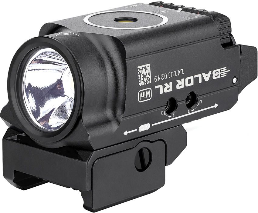 Olight Baldr RL Mini Weapon Light – 600 Lumens with Red Laser | Black