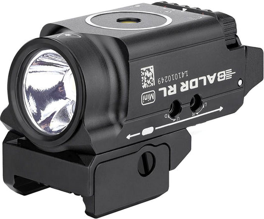 Olight Baldr RL Mini Weapon Light – 600 Lumens with Red Laser | Black