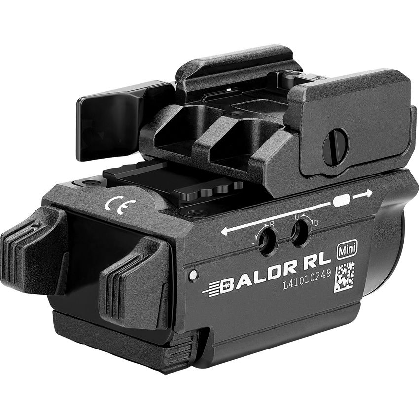Olight Baldr RL Mini Weapon Light – 600 Lumens with Red Laser | Black