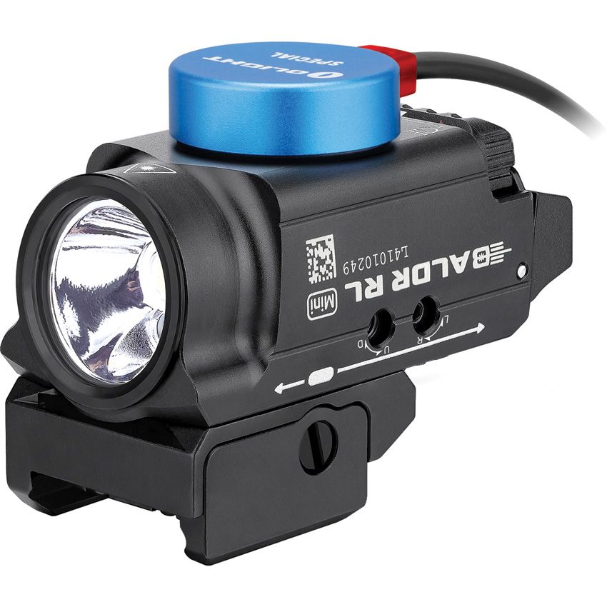 Olight Baldr RL Mini Weapon Light – 600 Lumens with Red Laser | Black