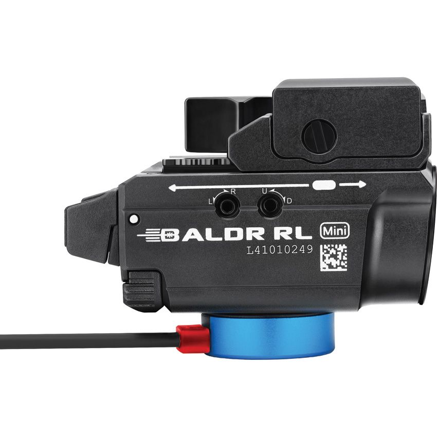 Olight Baldr RL Mini Weapon Light – 600 Lumens with Red Laser | Black