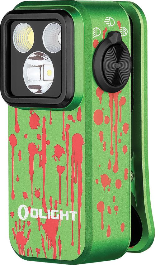 Olight Oclip Pro Rechargeable Clip Light – Zombie Green | 500 Lumens USB-C EDC Flashlight