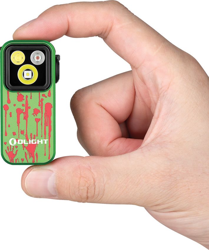 Olight Oclip Pro Rechargeable Clip Light – Zombie Green | 500 Lumens USB-C EDC Flashlight