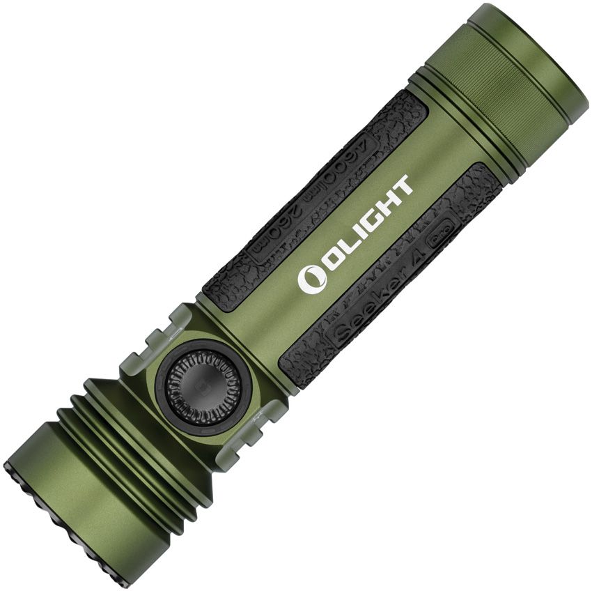Olight Seeker 4 Pro Rechargeable LED Flashlight – OD Green | 4,600 Lumens