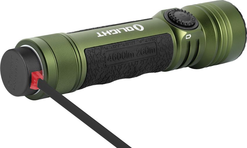 Olight Seeker 4 Pro Rechargeable LED Flashlight – OD Green | 4,600 Lumens