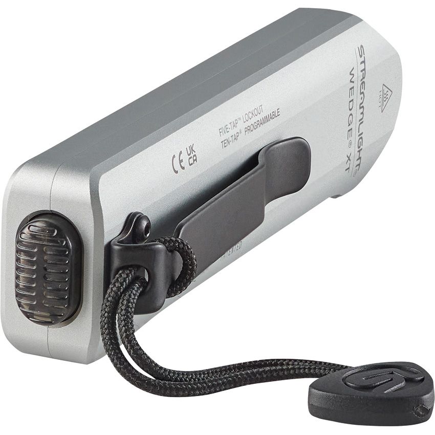 Streamlight Wedge XT Rechargeable EDC Flashlight – Gray | 500 Lumens | Made in USA