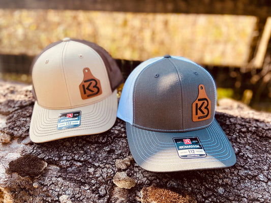 Ranch Brand Leather Patch Richardson 112 Hat | Personalized Ranch Brand Trucker Hat