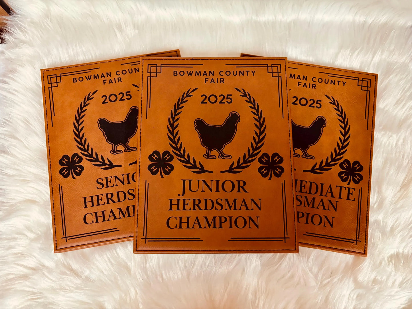 Personalized Poultry Show Award Plaque