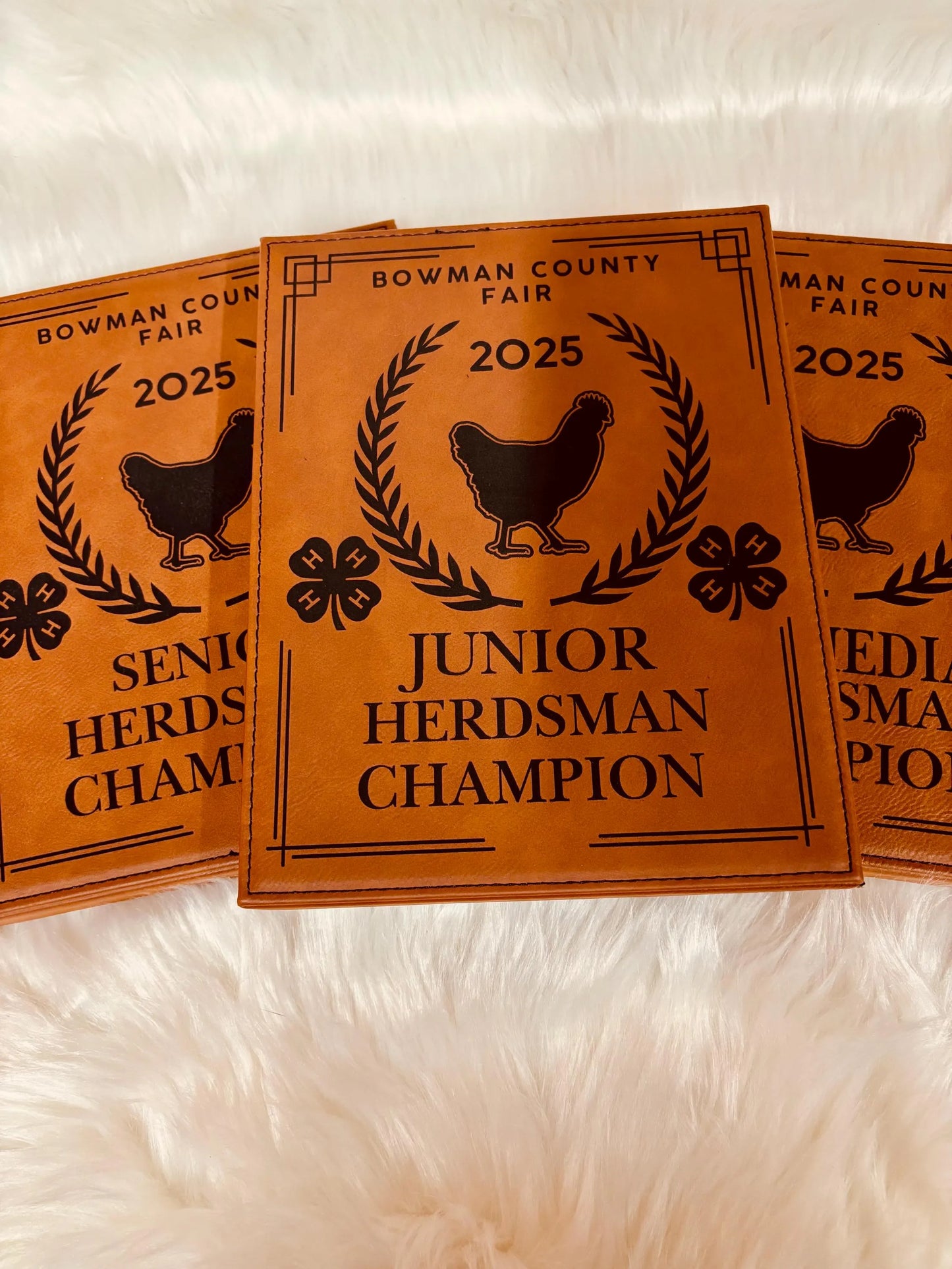 Personalized Poultry Show Award Plaque