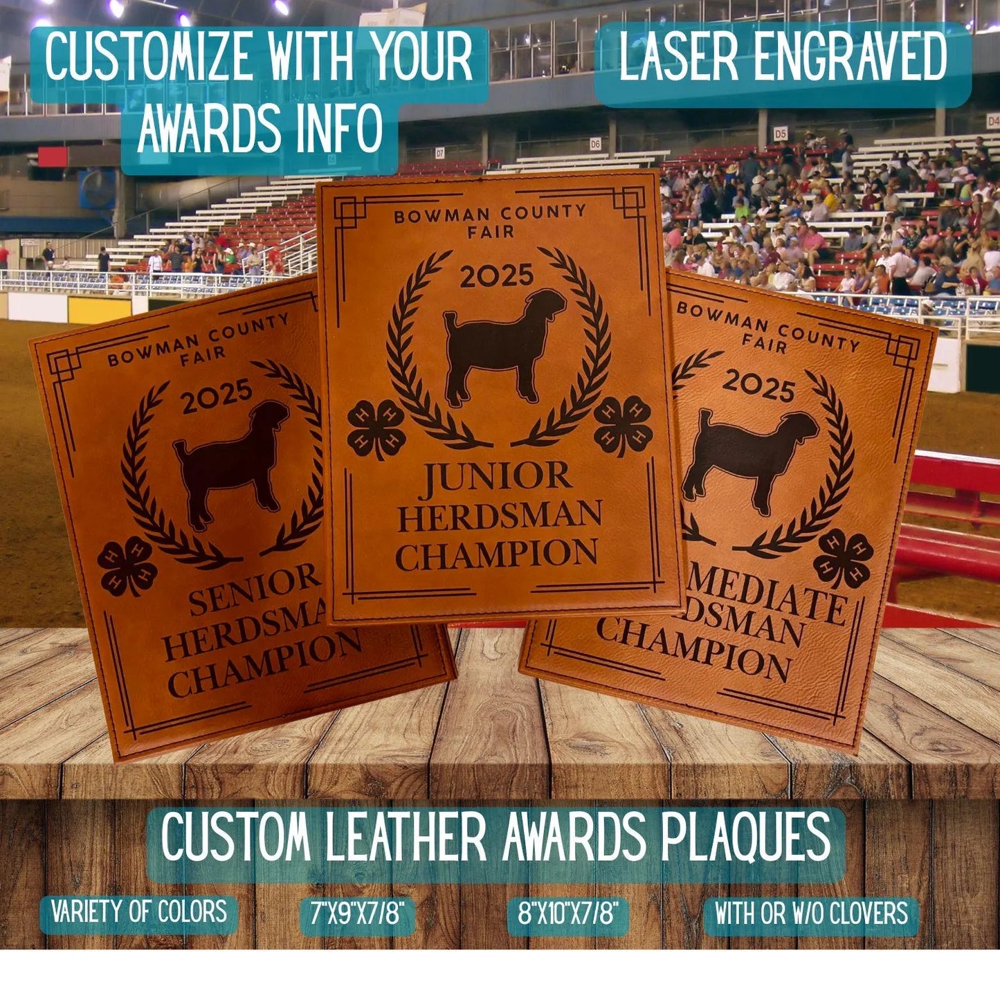 Personalized Market Goat Show Award