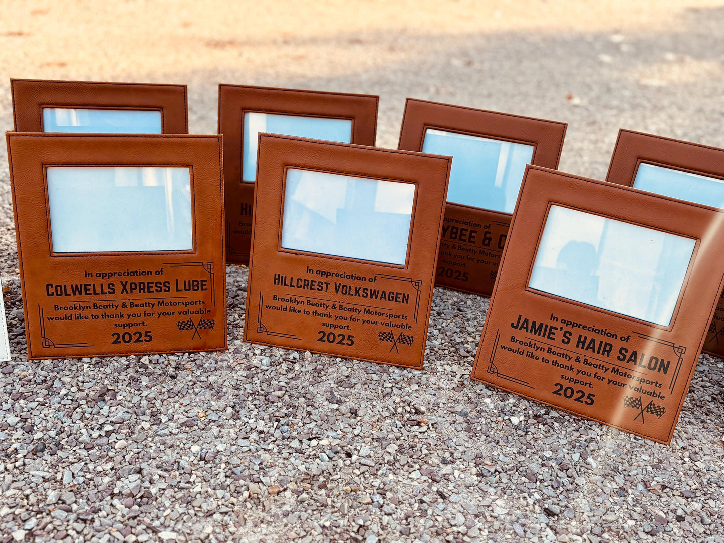 Personalized Racing Sponsor Photo Frame