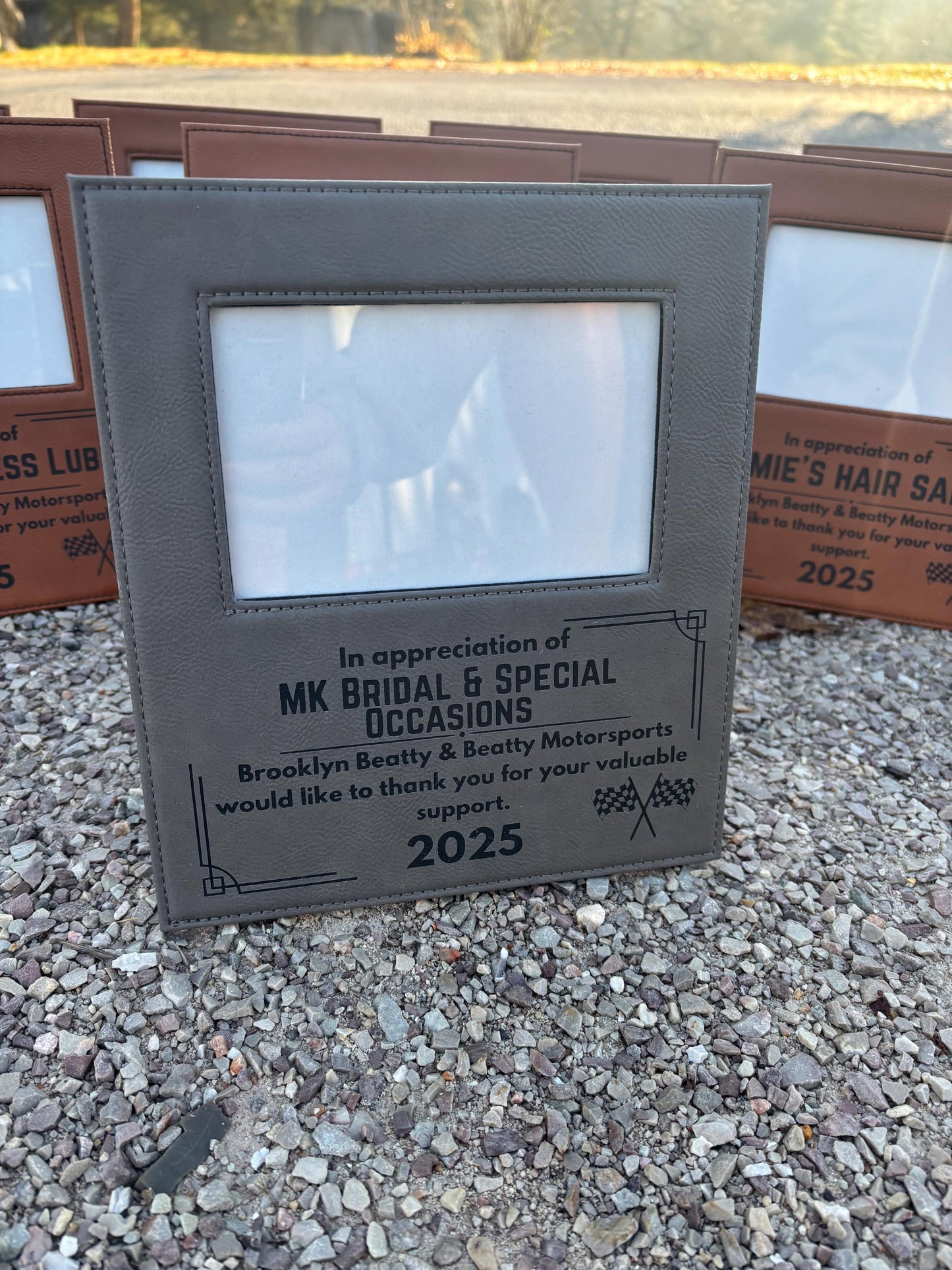 Personalized Racing Sponsor Photo Frame