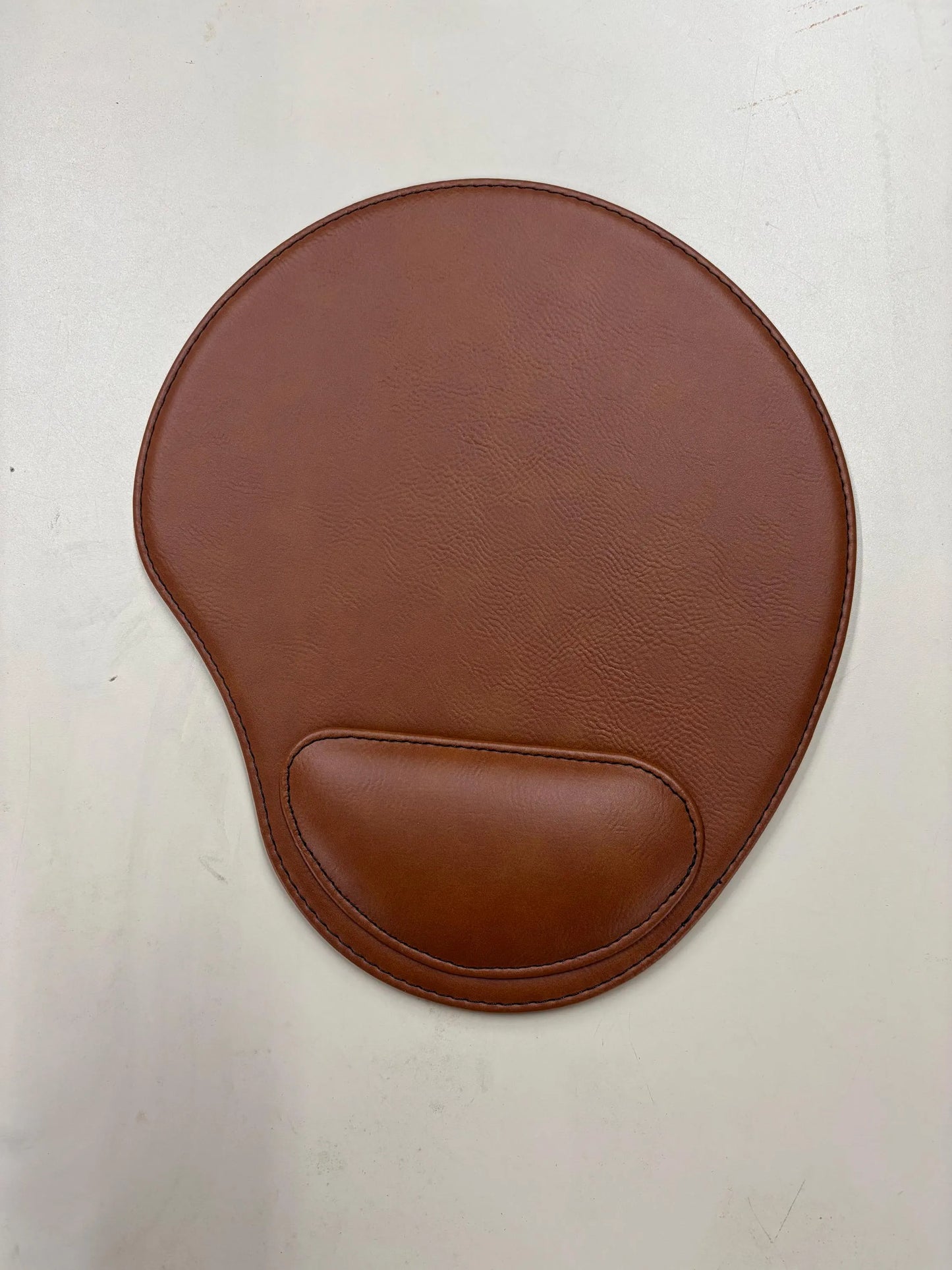 Custom Engraved Leather Mouse Pad | Personalized Business Logo Office Desk Gift | Corporate Employee & Client Appreciation Gift
