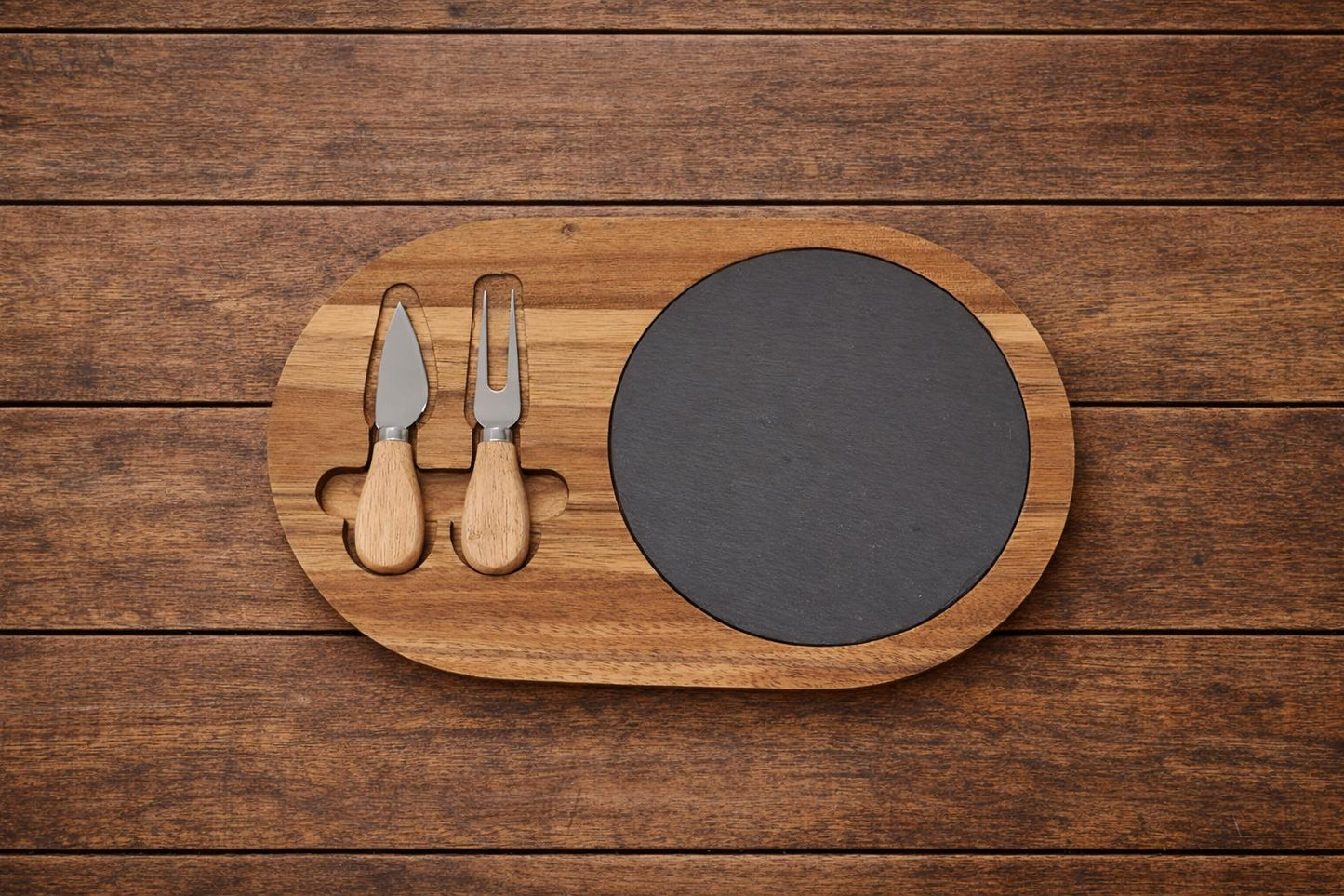 Custom Livestock Buyer Thank You Gift | Personalized Acacia & Slate Cheese Board