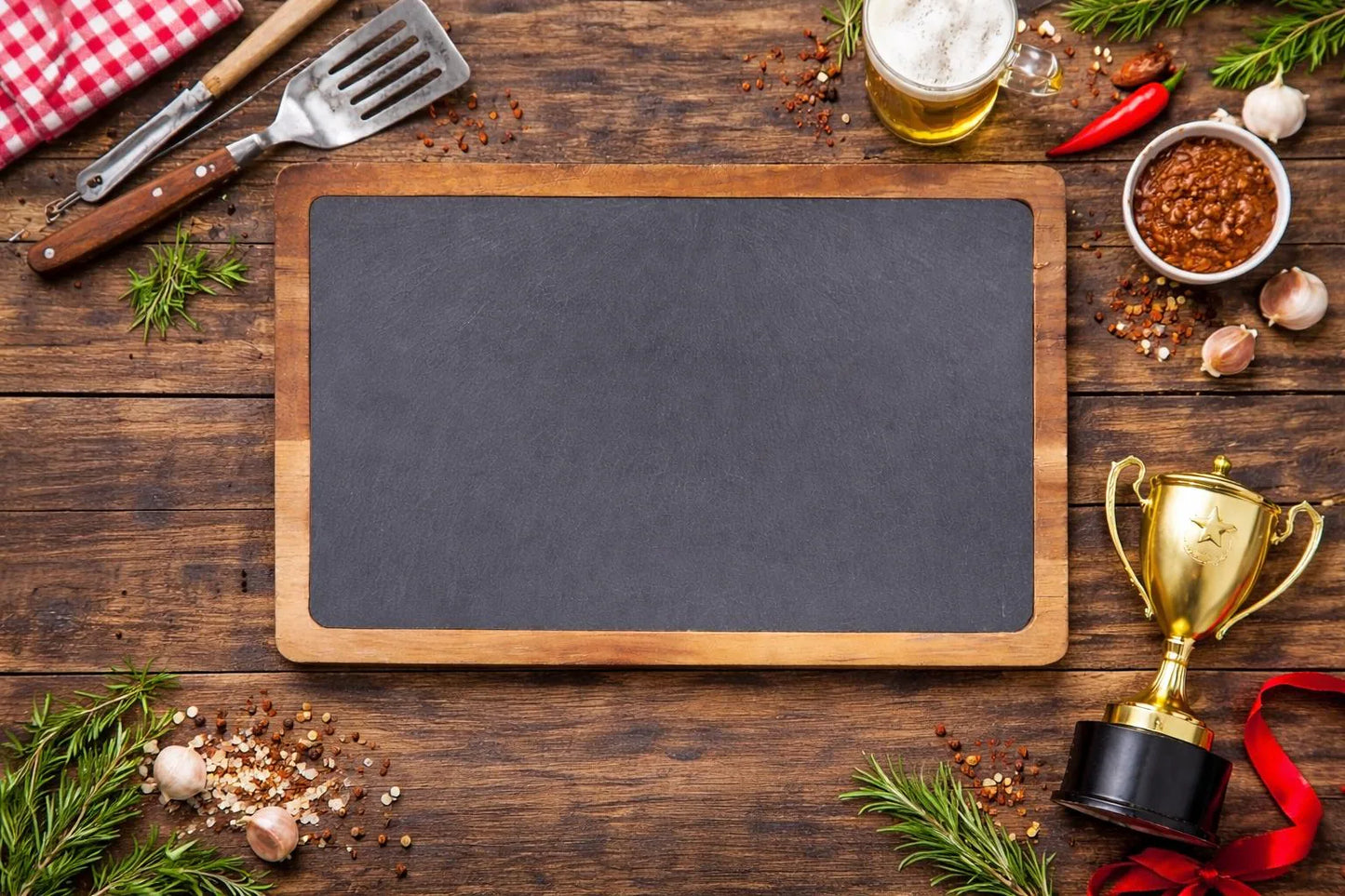 Personalized Acacia Wood & Slate Buyer Thank You Gift Cutting Board | Custom Livestock Show Gift |